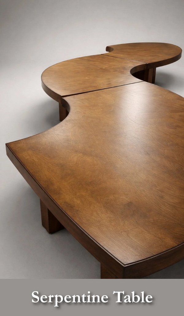 serpatine table rental